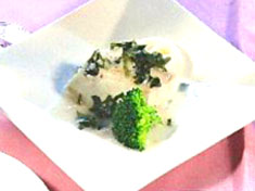 真鯛の白ワイン煮 海藻ソース